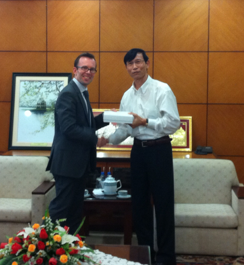 Chủ tịch Hiệp hội Hàng không New Zeland tới thăm và  làm việc tại Tổng công ty Quản lý bay Việt Nam
